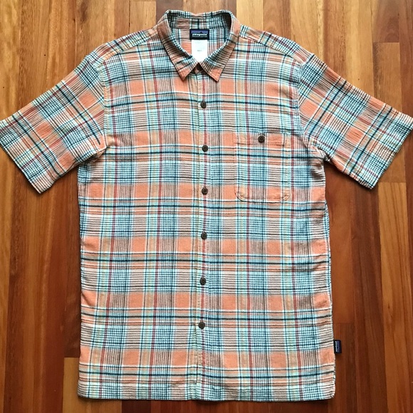 Patagonia Other - Patagonia Organic Button Up Large Shirt Orange